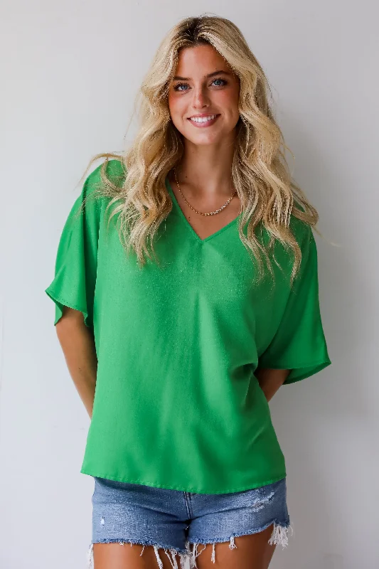 FINAL SALE - Inspiring Cuteness Oversized Blouse