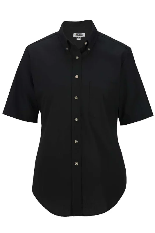 Premier Women's Short Sleeve Poplin Blouse