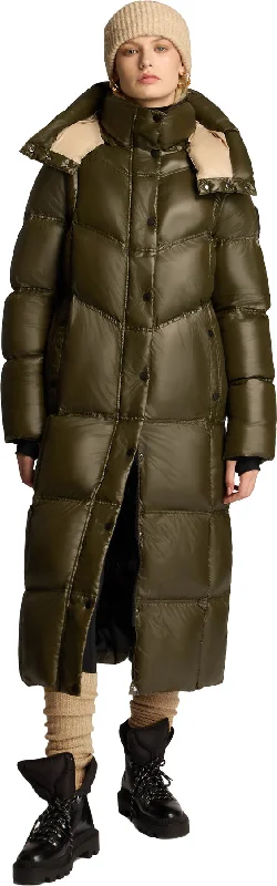 Meribel Quilted Maxi Puffer Jacket with Removable Hood - Women's|-|Manteau matelassé long avec capuchon amovible Meribel - Femme