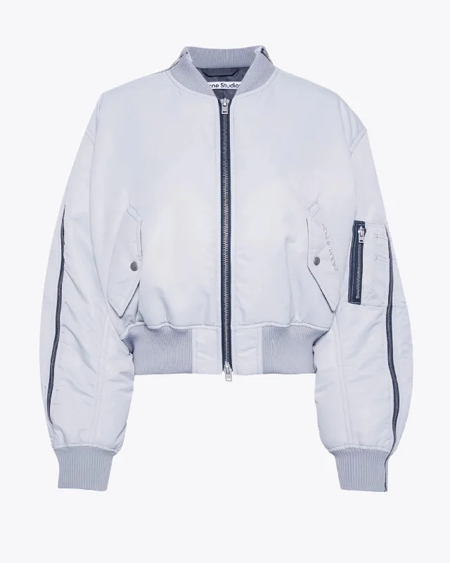 Nylon Bomber Jacket