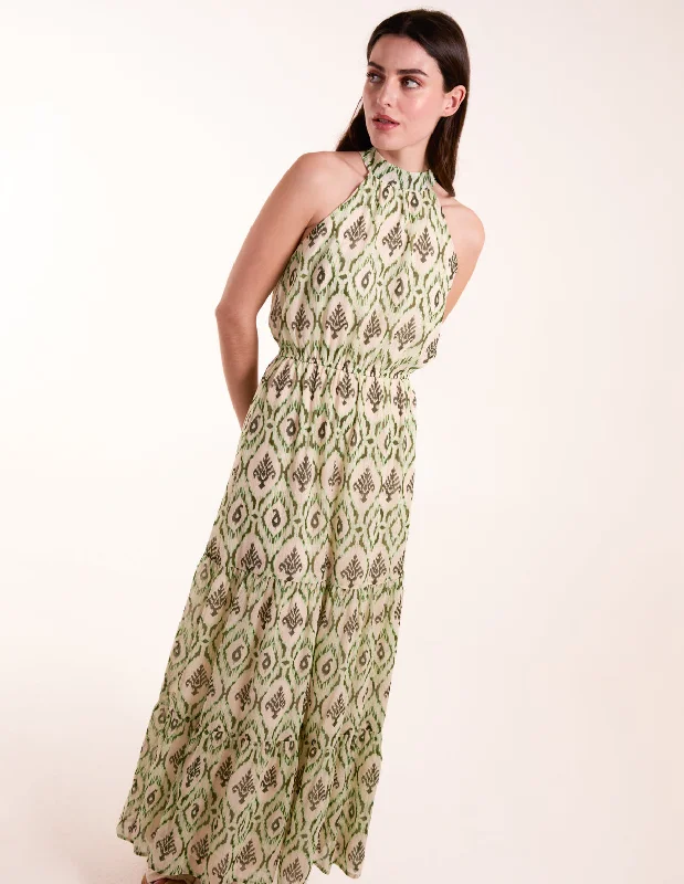 Halter Neck Maxi Dress