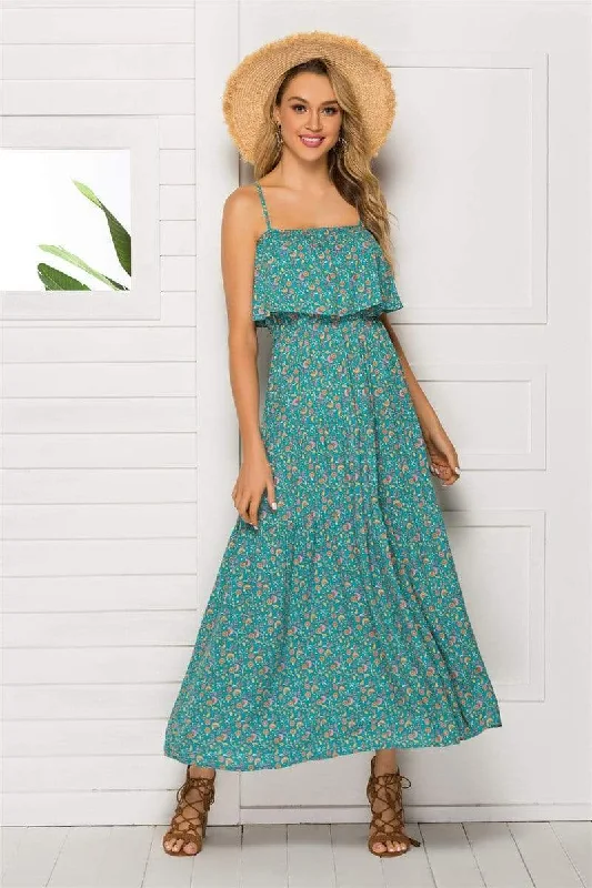 IRIS Maxi Dress - Green