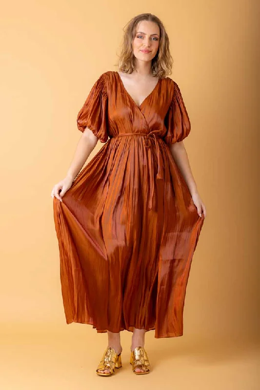 Jazz Maxi Dress Rust