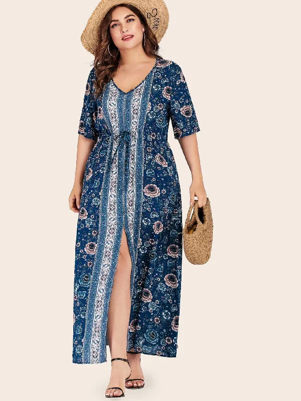 PLUS SIZE Positano Maxi Dress