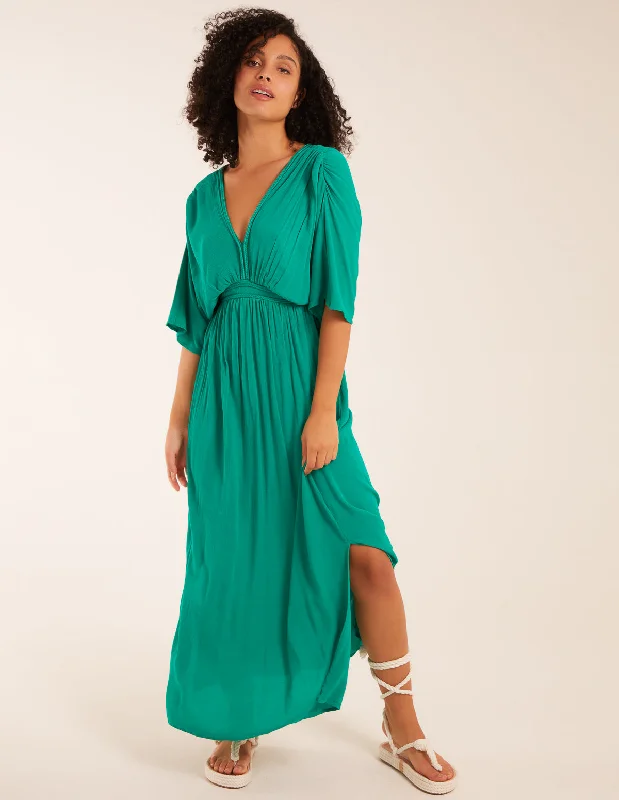 Rope Detail V Neck Maxi Dress