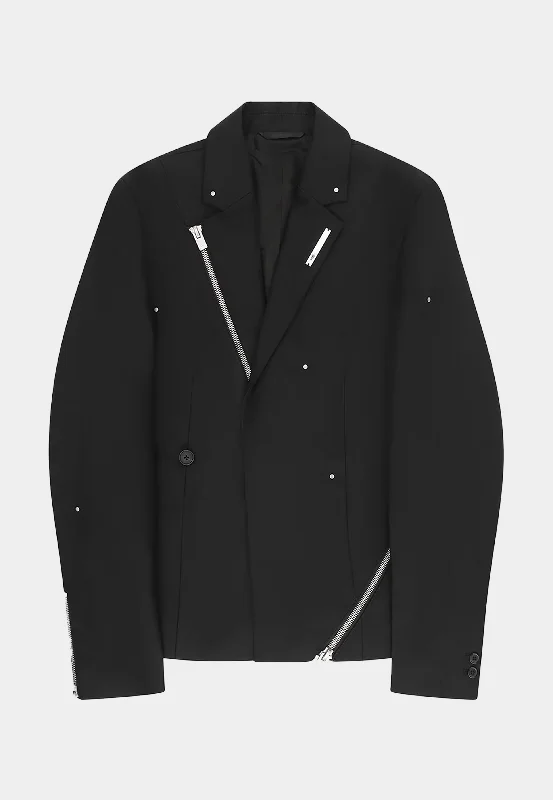 Heliot Emil Lucent Tailored Jacket Black