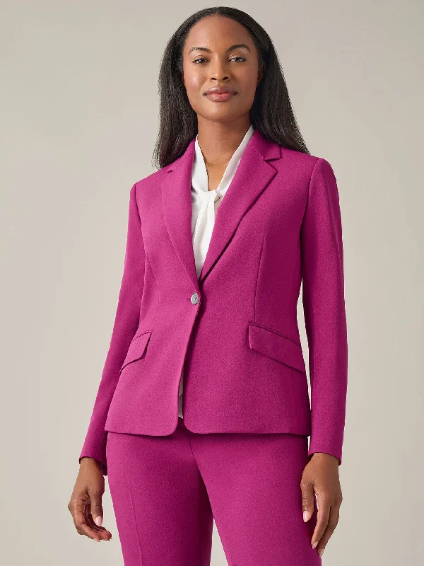 Plus Ava Jacket, Iconic Stretch Crepe