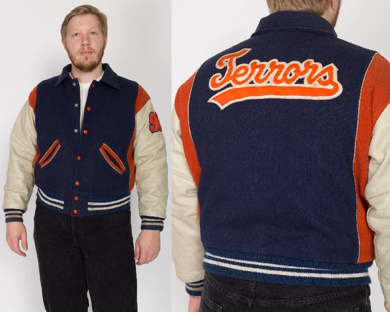 XL 70s Terrors Varsity Letterman Jacket