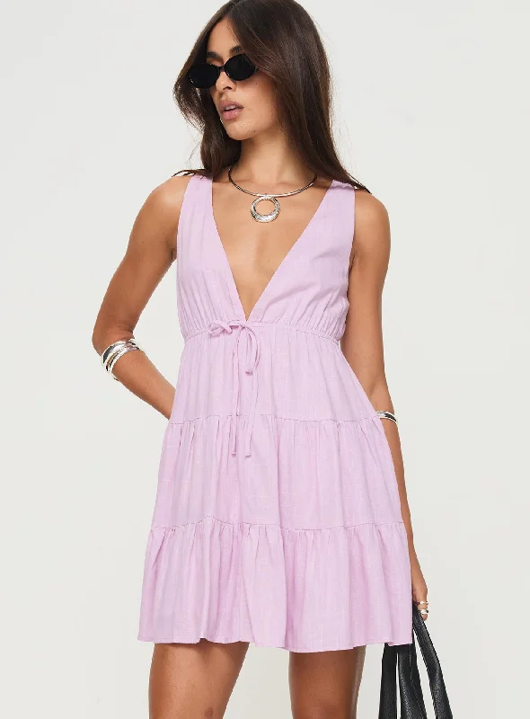 Dipsie Mini Dress Lilac