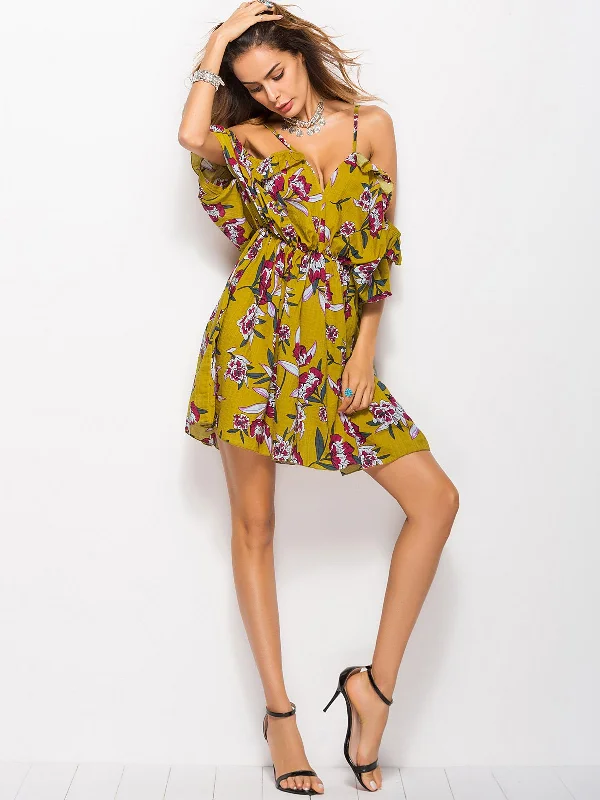 Look Into The Sun Floral Mini Dress