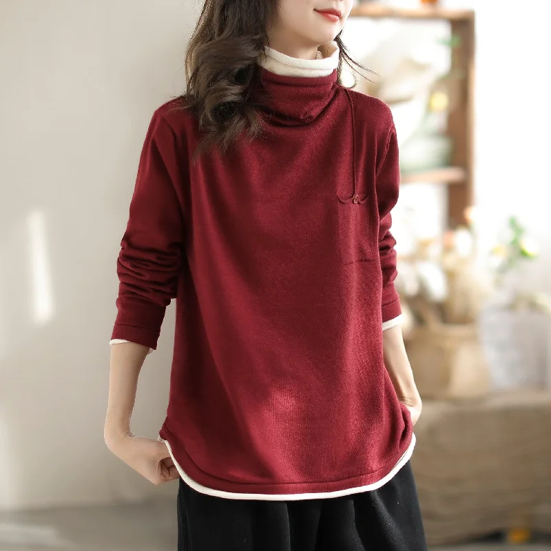 Autumn Loose Casual Turtuleneck Sweater