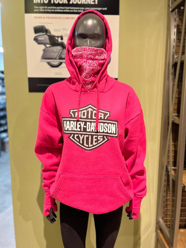 BANDANA HOODIE - PINK