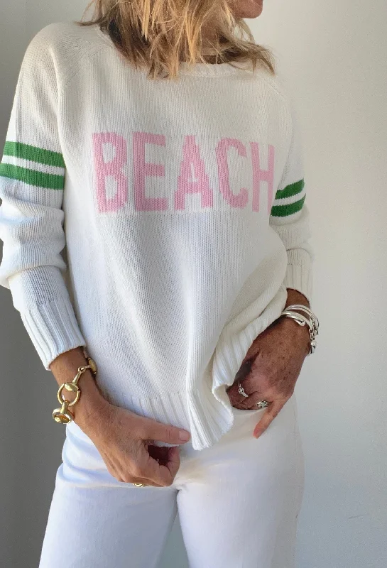 BEACH Chunky Campus Sweater