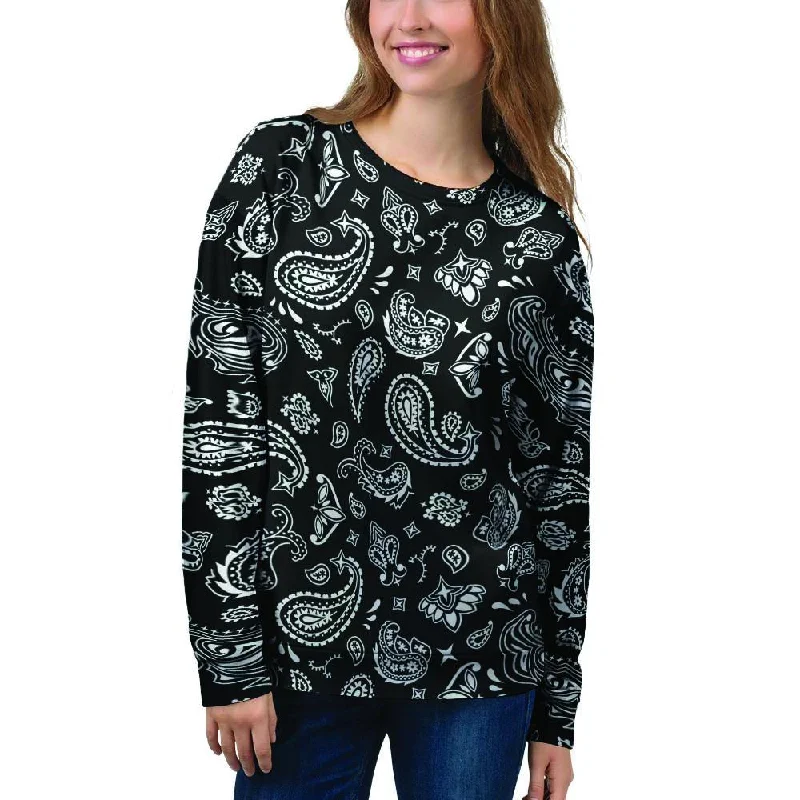 Black Bandana Women's Sweatshirt