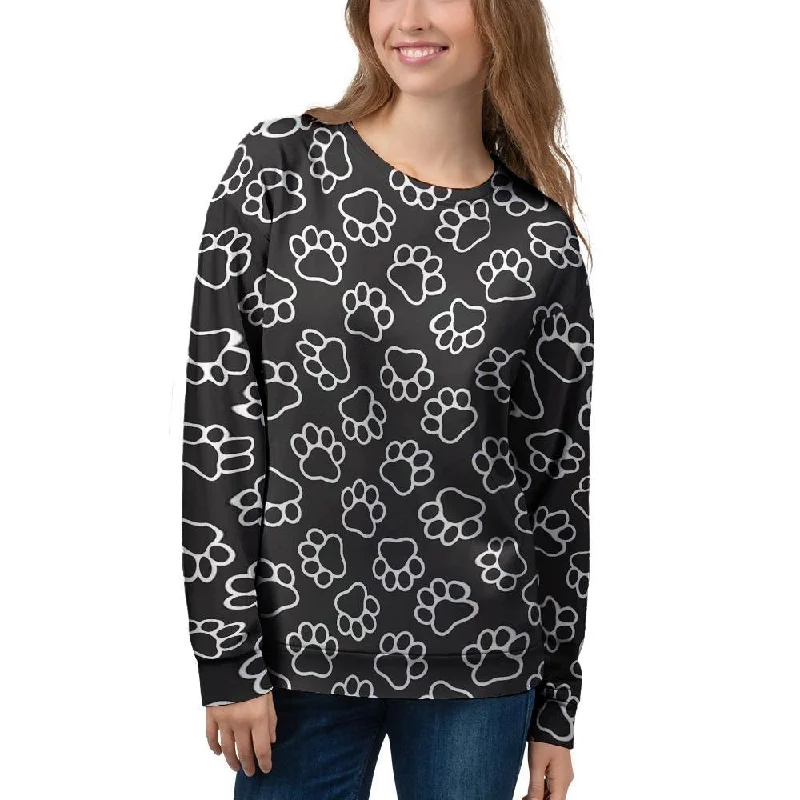 Black Paw Women's Sweatshirt