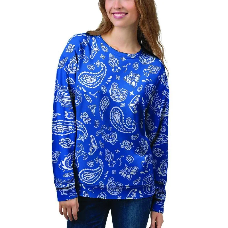 Blue Bandana Women's Sweatshirt