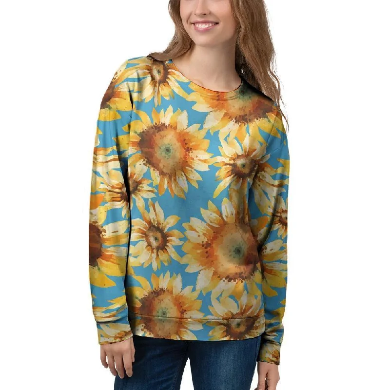 Blue Sunflower Women's Sweatshirt