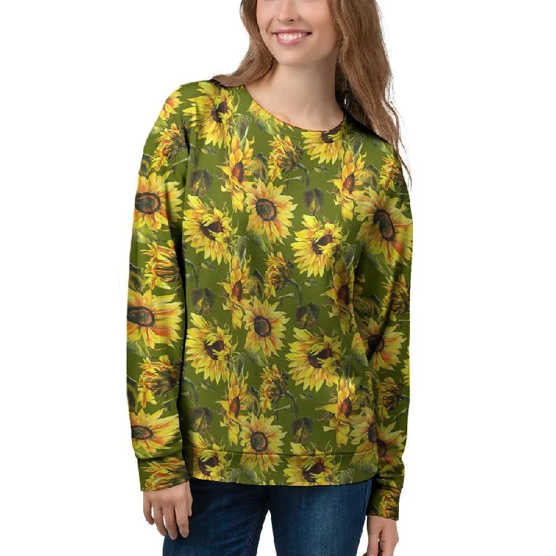 Botanical Sunflower Women's Sweatshirt