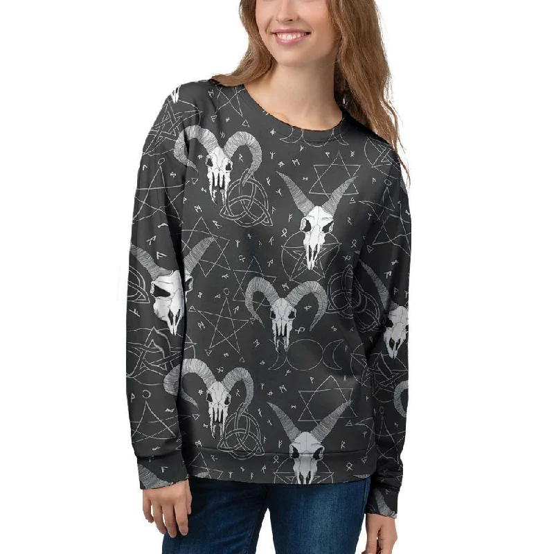 Capricorn Astrology Gothic Witch Women's Sweatshirt