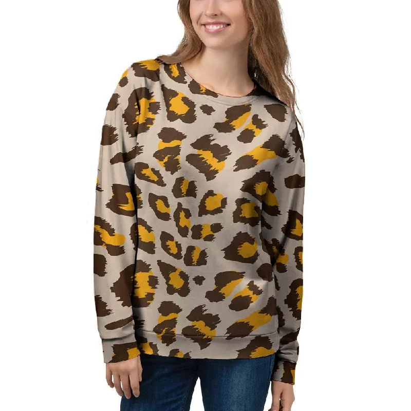 Cheetah Print Women's Sweatshirt