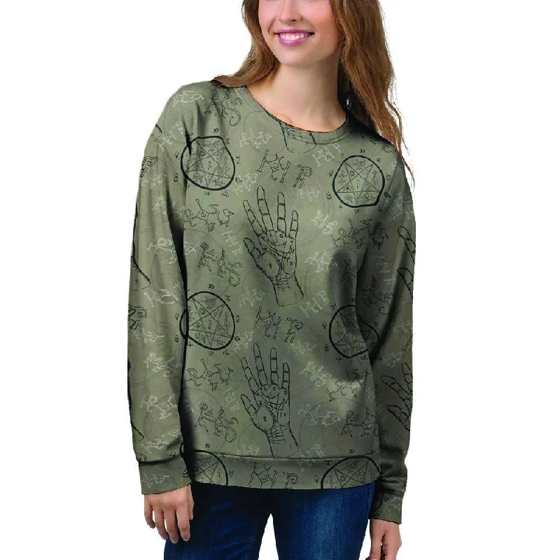 Chiromancy Gothic Witch Women's Sweatshirt