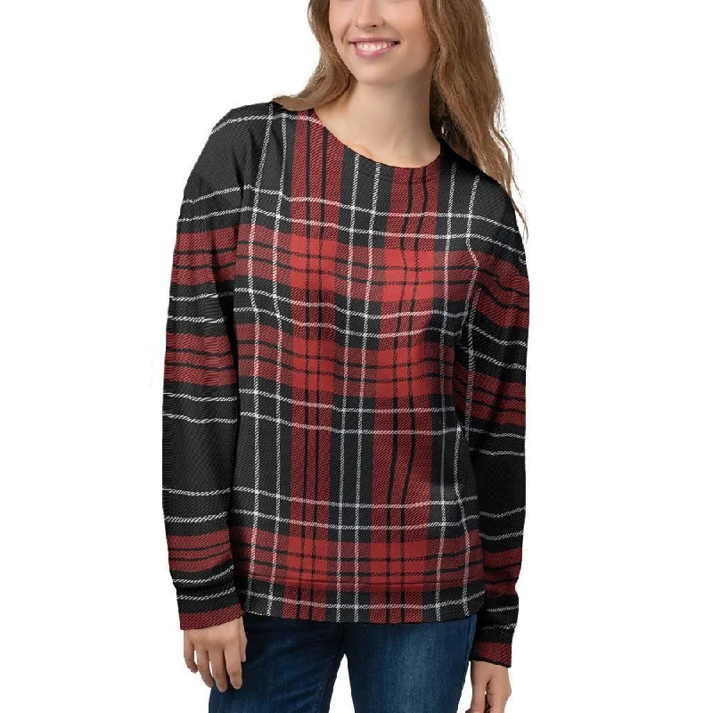 Christmas Red Plaid Scottish Women's Sweatshirt