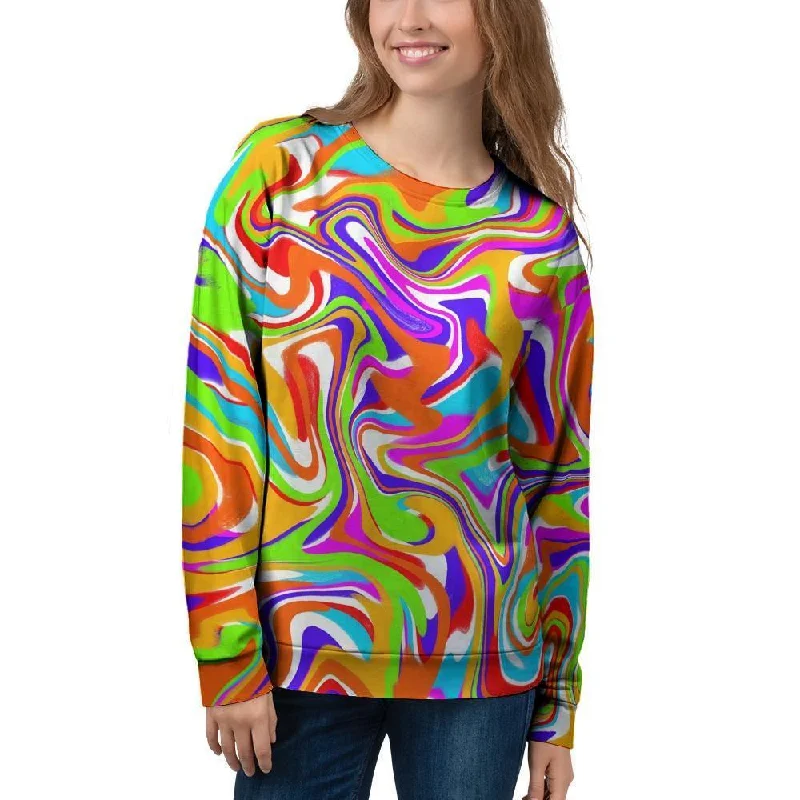 Colorful Abstract Women's Sweatshirt