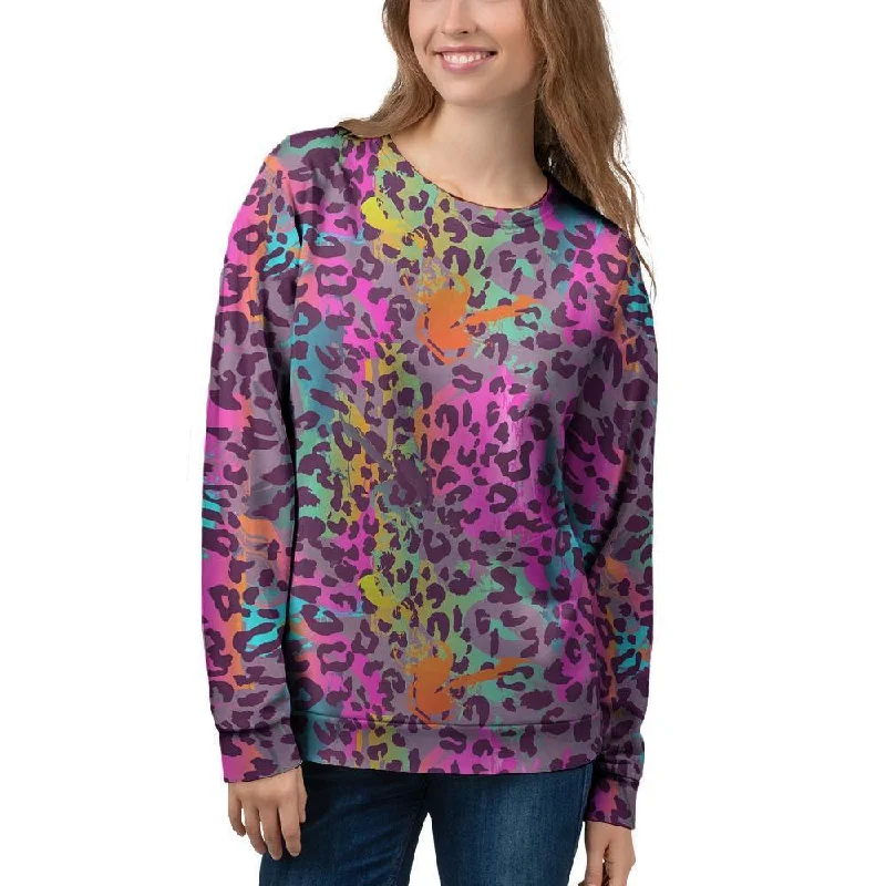 Colorful Leopard Women's Sweatshirt