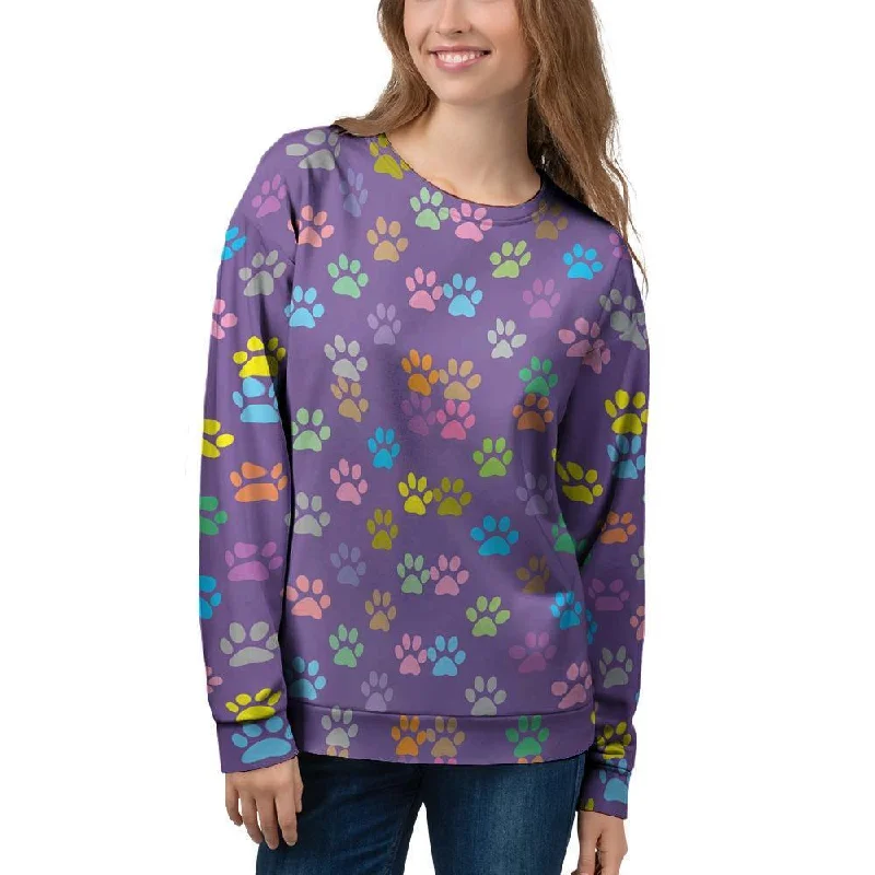 Colorful Paw Women's Sweatshirt