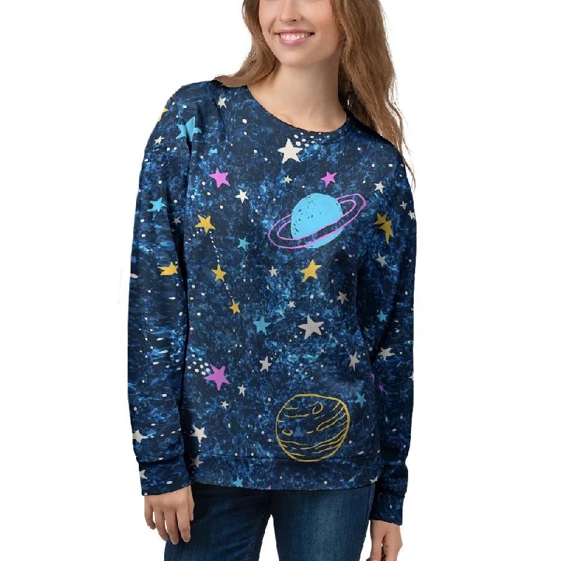 Constellation Star Galaxy Space Women's Sweatshirt