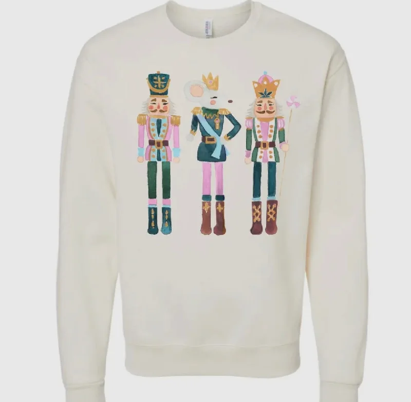 Cream Nutcracker Sweatshirt