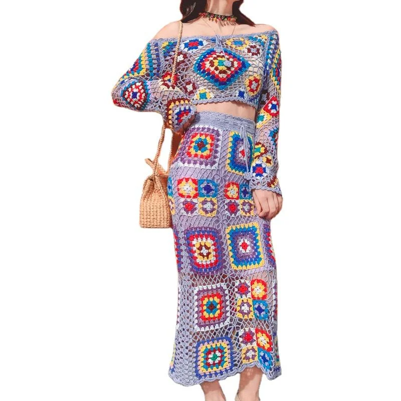 Custom crochet dress women sweater designer clothes