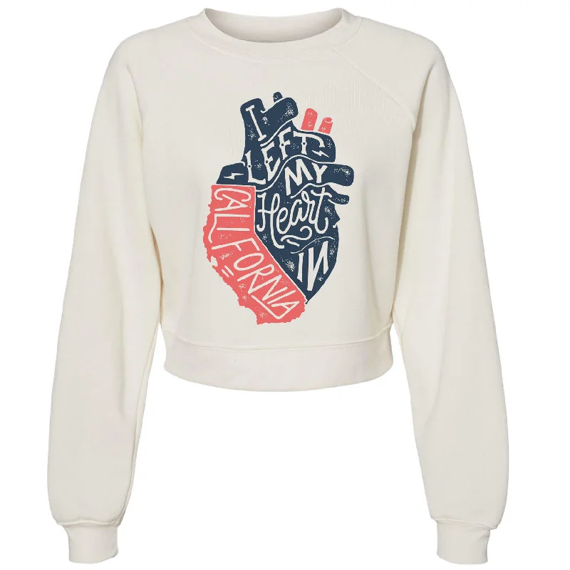 I Left My Heart In California Raglan Sweater