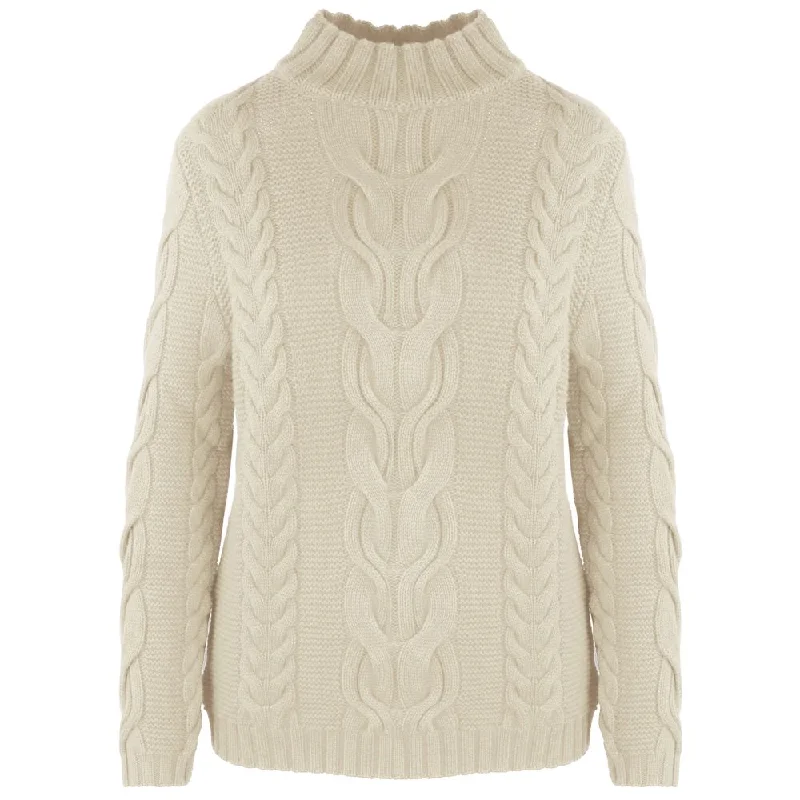 Malo Beige Wool Sweater