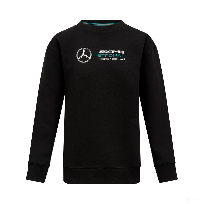 Mercedes Womens Crew Sweatshirt, Black