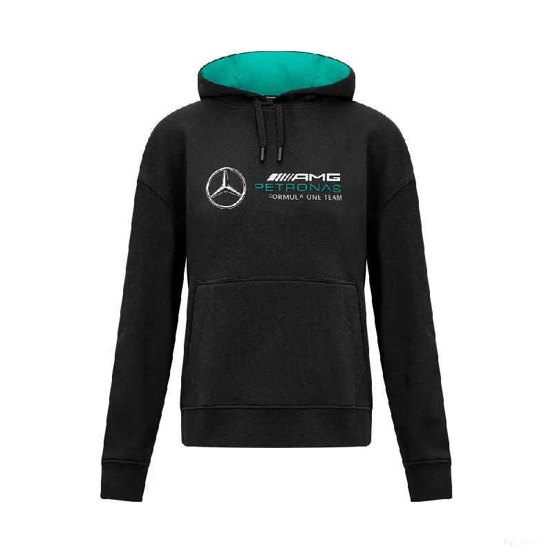 Mercedes Womens Oversized Hoody, Black