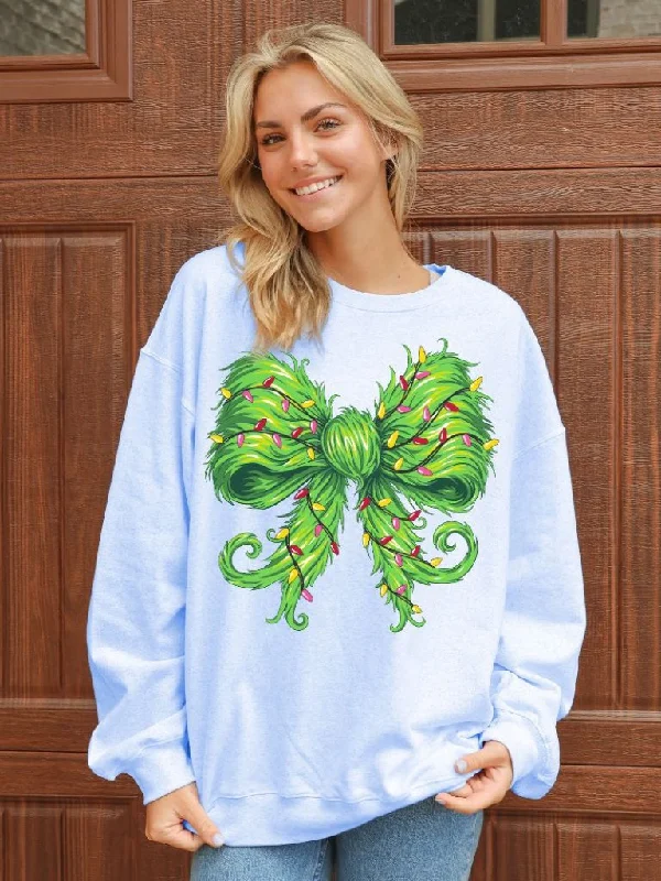 Green Bow Sweatshirt by Simply Southern