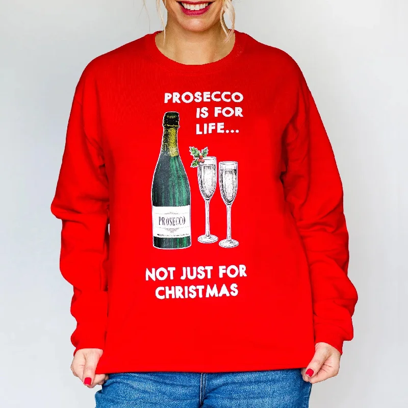 'Prosecco Is For Life' Christmas Jumper