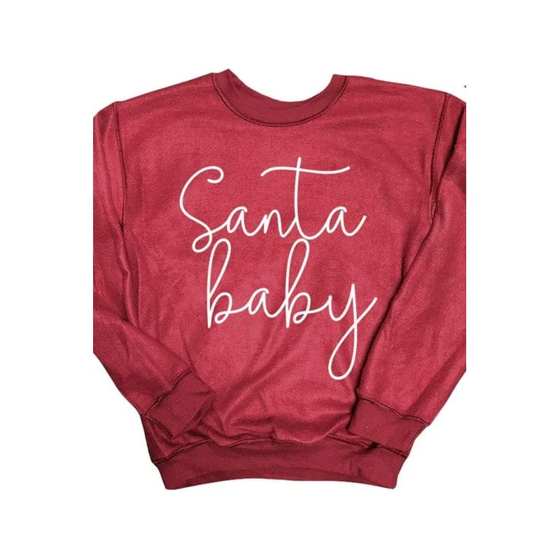 Santa Baby Inverted Sweatshirt