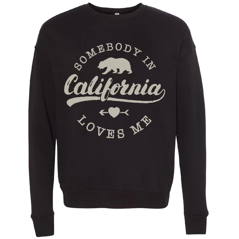 Somebody Loves Me In California Drop Shoulder Sweater