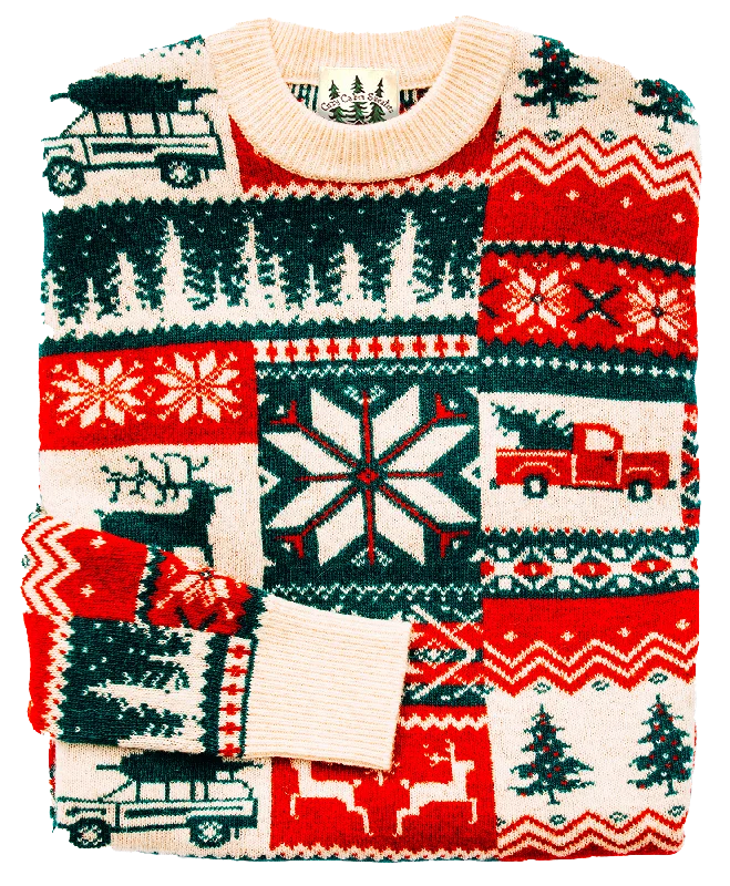 The Christmas Patchwork Sweater