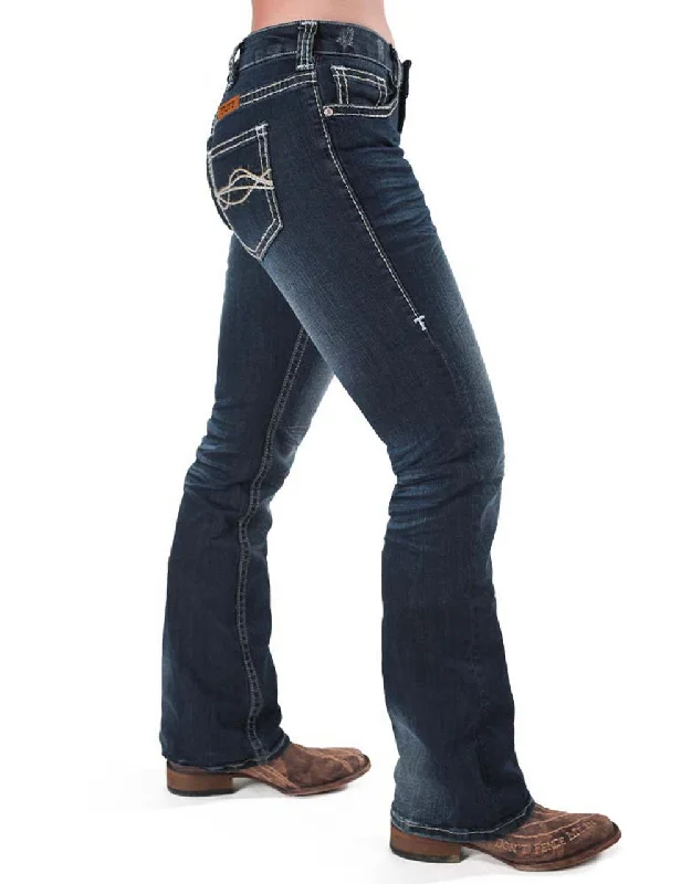 Cowgirl Tuff Ladies Jeans - Mid Rise - High Standard