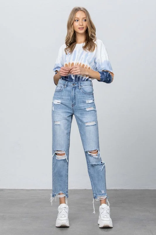 High Rise Premium Girlfriend Jeans