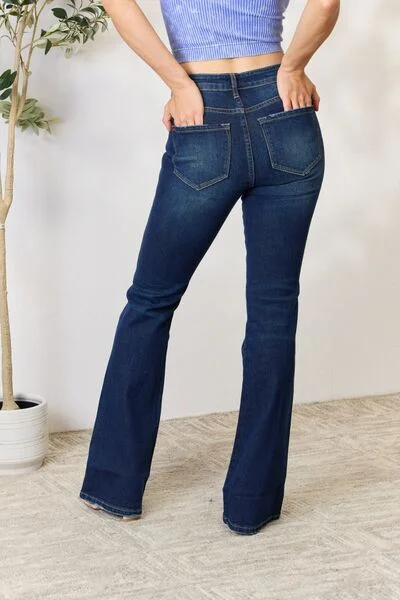 Kancan Full Size Slim Bootcut Ladies Jeans