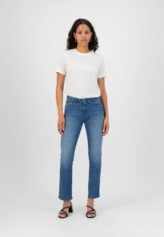 Faye Straight Jeans Authentic Indigo