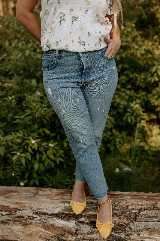 The 501 Original Crop Jeans by Levi's - Face It