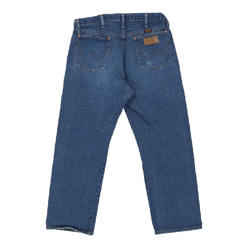 Wrangler Jeans - 34W UK 16 Blue Cotton