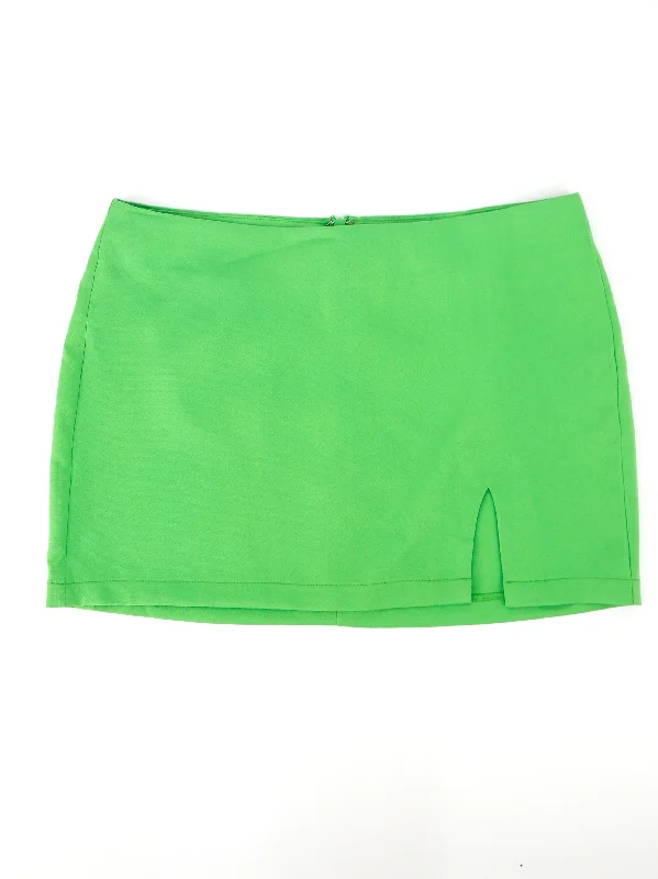 Women's Mini Skirt,Green