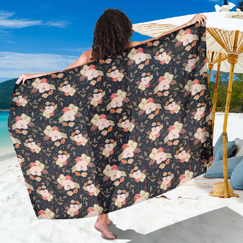 Autumn Fall Floral - Sarong Wrap