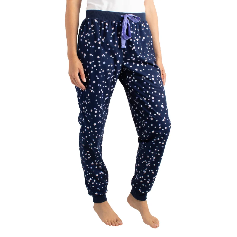 Carisma Women's Pressed Polar PJ Pants with Drawstring